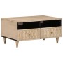Mesa de centro de madera maciza mango 80x54x40 cm en Mesas de centro | Comprar online en Foru.es