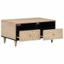 Mesa de centro de madera maciza mango 80x54x40 cm en Mesas de centro | Comprar online en Foru.es