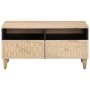 Mesa de centro de madera maciza mango 80x54x40 cm en Mesas de centro | Comprar online en Foru.es