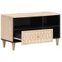 Mueble de TV madera maciza de mango 80x33x46 cm en Muebles TV | Comprar online en Foru.es