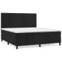 Box spring bed with black velvet mattress 160x200 cm by vidaXL, Beds and slatted bases - Ref: Foro24-3143153, Price: 556,38 €...