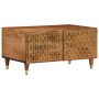 Mesa de centro de madera maciza de mango 80x50x40 cm en Mesas de centro | Comprar online en Foru.es
