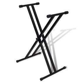 Ajustable Soporte Doblado De Teclado Musical Marco-X de vidaXL, Atriles para partituras - Ref: Foro24-70030, Precio: 38,83 €,...
