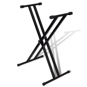 Ajustable Soporte Doblado De Teclado Musical Marco-X de vidaXL, Atriles para partituras - Ref: Foro24-70030, Precio: 38,09 €,...