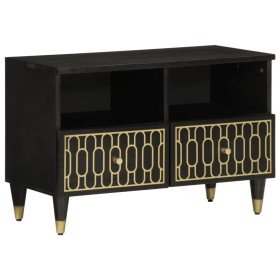 Mueble de TV madera maciza de mango 70x33x46 cm en Muebles TV | Comprar online en Foru.es