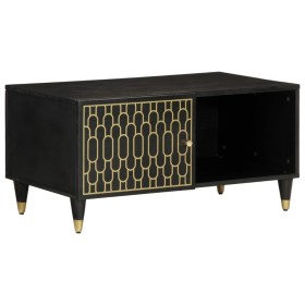 Mesa de centro de madera maciza de mango 80x50x40 cm en Mesas de centro | Comprar online en Foru.es