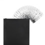 Campana extractora de pared acero inox negra 756 m³/h 90 cm de vidaXL, Extractores - Ref: Foro24-50705, Precio: 333,29 €, Des...
