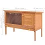 Casa de animales pequeños jaula conejera 1 piso madera de vidaXL, Jaulas y habitáculos para animales pequeños - Ref: Foro24-1...