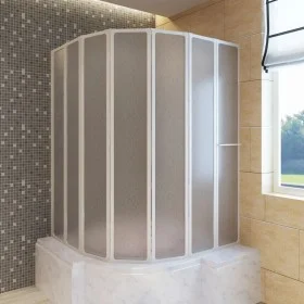 Shower screen with 7 folding panels and towel rail by vidaXL, shower doors - Ref: Foro24-140786, Price: 210,81 €, Discount: %