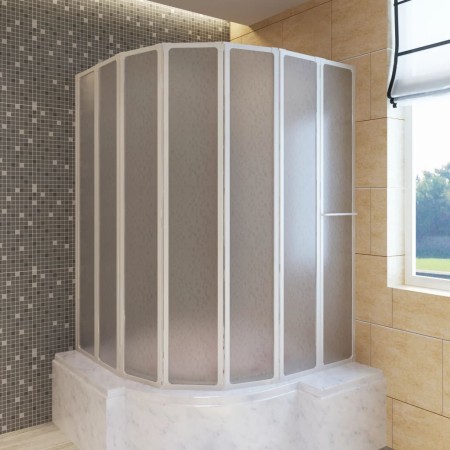 Mampara de ducha con 7 paneles plegables y toallero de vidaXL, Puertas de ducha - Ref: Foro24-140786, Precio: 197,50 €, Descu...