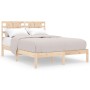 Estructura de cama madera maciza de pino 120x200 cm de vidaXL, Camas y somieres - Ref: Foro24-3104213, Precio: 114,01 €, Desc...