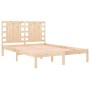 Estructura de cama madera maciza de pino 120x200 cm de vidaXL, Camas y somieres - Ref: Foro24-3104213, Precio: 114,01 €, Desc...