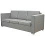 Sofá de 3 plazas de tela gris claro de vidaXL, Sofás - Ref: Foro24-243581, Precio: 369,45 €, Descuento: %