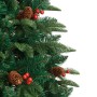 Árbol de Navidad artificial con piñas y bayas 120 cm en Decoración Festiva y Estacional | Comprar online en Foru.es