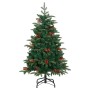 Árbol de Navidad artificial con piñas y bayas 150 cm en Decoración Festiva y Estacional | Comprar online en Foru.es