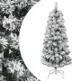 Árbol de Navidad artificial con bisagras y nieve flocada 120 cm en Decoración Festiva y Estacional | Comprar online en Foru.es