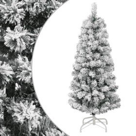 Árbol de Navidad artificial con bisagras y nieve flocada 120 cm en Decoración Festiva y Estacional | Comprar online en Foru.es