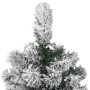 Árbol de Navidad artificial con bisagras y nieve flocada 120 cm en Decoración Festiva y Estacional | Comprar online en Foru.es