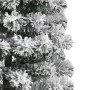 Árbol de Navidad artificial con bisagras y nieve flocada 120 cm en Decoración Festiva y Estacional | Comprar online en Foru.es