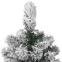 Árbol de Navidad artificial con bisagras y nieve flocada 150 cm en Decoración Festiva y Estacional | Comprar online en Foru.es
