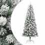 Árbol de Navidad artificial con bisagras y nieve flocada 180 cm en Decoración Festiva y Estacional | Comprar online en Foru.es