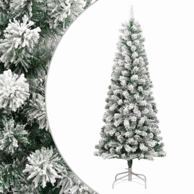 Árbol de Navidad artificial con bisagras y nieve flocada 180 cm en Decoración Festiva y Estacional | Comprar online en Foru.es