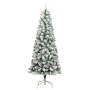 Árbol de Navidad artificial con bisagras y nieve flocada 180 cm en Decoración Festiva y Estacional | Comprar online en Foru.es