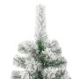 Árbol de Navidad artificial con bisagras y nieve flocada 210 cm en Decoración Festiva y Estacional | Comprar online en Foru.es