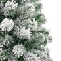 Árbol de Navidad artificial con bisagras y nieve flocada 210 cm en Decoración Festiva y Estacional | Comprar online en Foru.es