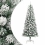 Árbol de Navidad artificial con bisagras y nieve flocada 240 cm en Decoración Festiva y Estacional | Comprar online en Foru.es