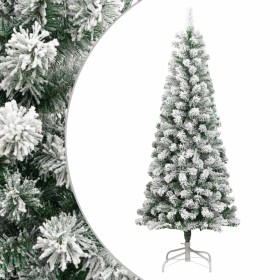 Árbol de Navidad artificial con bisagras y nieve flocada 240 cm en Decoración Festiva y Estacional | Comprar online en Foru.es
