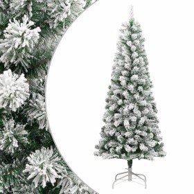 Árbol de Navidad artificial con bisagras y nieve flocada 240 cm en Decoración Festiva y Estacional | Comprar online en Foru.es