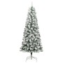 Árbol de Navidad artificial con bisagras y nieve flocada 240 cm en Decoración Festiva y Estacional | Comprar online en Foru.es
