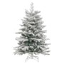 Árbol de Navidad artificial con bisagras y nieve flocada 120 cm en Decoración Festiva y Estacional | Comprar online en Foru.es