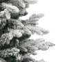 Árbol de Navidad artificial con bisagras y nieve flocada 120 cm en Decoración Festiva y Estacional | Comprar online en Foru.es