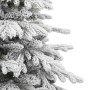 Árbol de Navidad artificial con bisagras y nieve flocada 180 cm en Decoración Festiva y Estacional | Comprar online en Foru.es