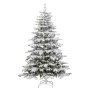 Árbol de Navidad artificial con bisagras y nieve flocada 240 cm en Decoración Festiva y Estacional | Comprar online en Foru.es