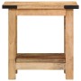 Mesa auxiliar madera maciza de mango rugosa 40x30x40 cm en Mesas auxiliares | Comprar online en Foru.es