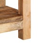 Mesa auxiliar madera maciza de mango rugosa 40x30x40 cm en Mesas auxiliares | Comprar online en Foru.es