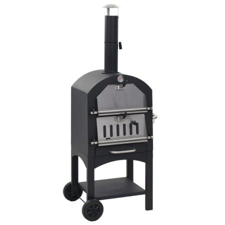 Horno de pizza exterior carbón de arcilla refractaria de vidaXL, Aparatos para hacer pizza - Ref: Foro24-44279, Precio: 235,0...
