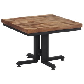 Mesa de centro teca reciclada maciza 55x55x40 cm en Mesas de comedor | Comprar online en Foru.es