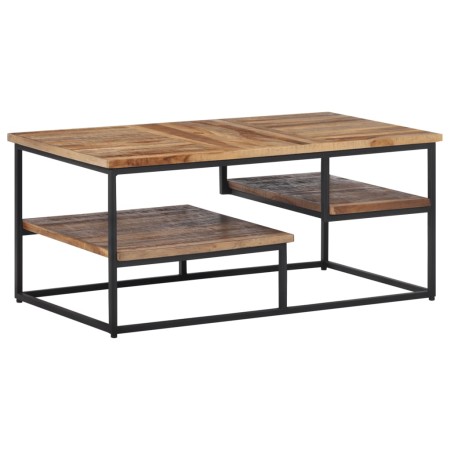 Mesa de centro teca reciclada maciza 90x50x39 cm en Muebles TV | Comprar online en Foru.es
