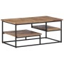 Mesa de centro teca reciclada maciza 90x50x39 cm en Muebles TV | Comprar online en Foru.es