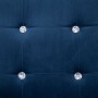 Sofá de dos plazas con reposabrazos cromados y terciopelo azul de vidaXL, Sofás - Ref: Foro24-282166, Precio: 154,80 €, Descu...