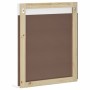 Espejo de baño con estante BERG madera maciza blanco 60x12x70cm en Espejos | Comprar online en Foru.es