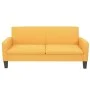 Sofá de 3 plazas 180x65x76 cm amarillo de vidaXL, Sofás - Ref: Foro24-244713, Precio: 307,52 €, Descuento: %