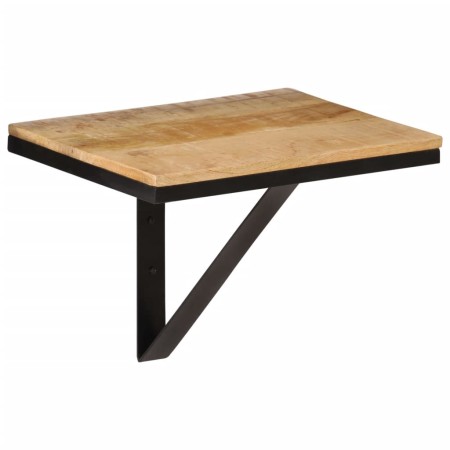 Estante de pared madera maciza de mango y hierro 40x30x32 cm en Estanterías | Comprar online en Foru.es