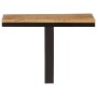 Estante de pared madera maciza de mango y hierro 40x30x32 cm en Estanterías | Comprar online en Foru.es