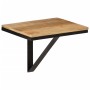 Estante de pared madera maciza de mango y hierro 40x30x32 cm en Estanterías | Comprar online en Foru.es