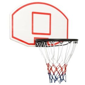 Tablero de baloncesto polietileno blanco 71x45x2 cm de vidaXL, Tableros de baloncesto - Ref: Foro24-93664, Precio: 58,02 €, D...